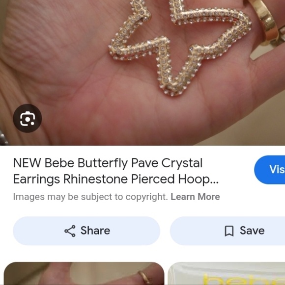 𝘽𝙀𝘽𝙀 𝘽𝙪𝙩𝙩𝙚𝙧𝙛𝙡𝙮 𝙍𝙝𝙞𝙣𝙚𝙨𝙩𝙤𝙣𝙚 𝙀𝙖𝙧𝙧𝙞𝙣𝙜𝙨 & 𝘾𝙖𝙨𝙚 - Picture 12 of 13